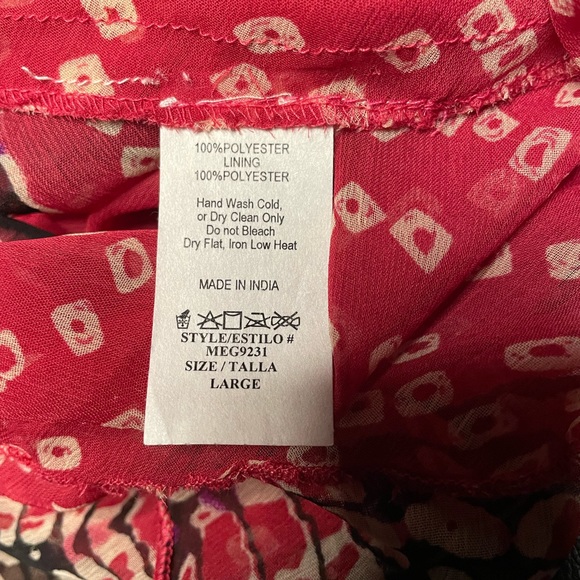 New Meghan Los Angeles split sleeve maxi dress size L - Picture 8 of 12